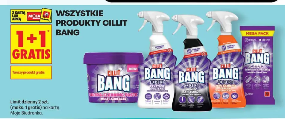 Produkty Cillit Bang promocja w Biedronka