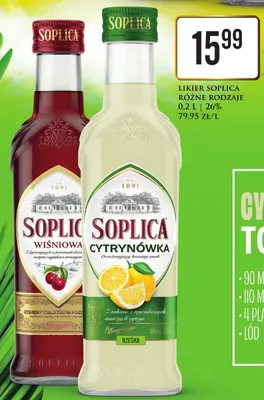 Likier Soplica Cytrynówka promocja w Dino