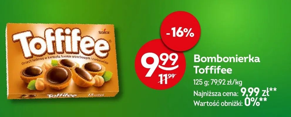 Bombonierka Toffifee promocja w Żabka