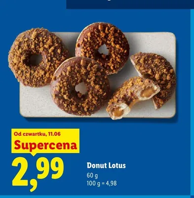 Donut Lotus promocja w Lidl