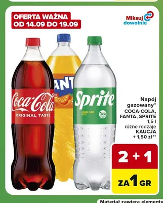 Napój gazowany Fanta promocja w Carrefour Express