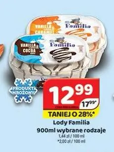 Lody Familia Vanilla & Caramel promocja w Delfin