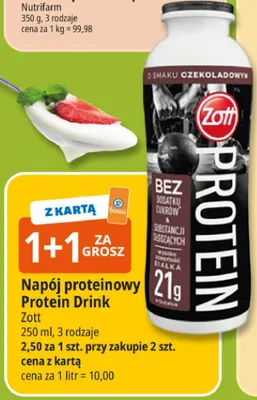 Napój proteinowy Protein Drink promocja w Leclerc