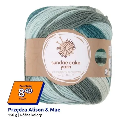 Przędza promocja w Action