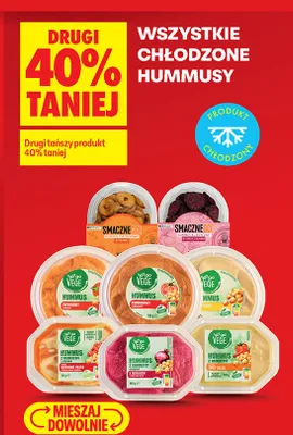 Hummus klasyczny & chipsy z buraka Smacznego! promocja w Biedronka
