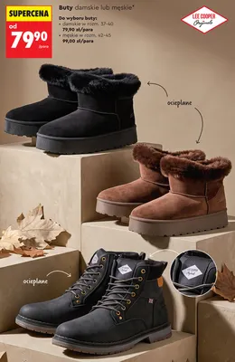 Buty damskie w rozm. 37-40 Lee Cooper Originals promocja w Biedronka