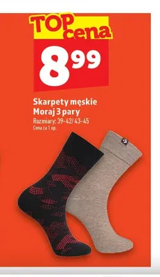 Skarpety męskie Moraj 3-pak promocja w TOPAZ