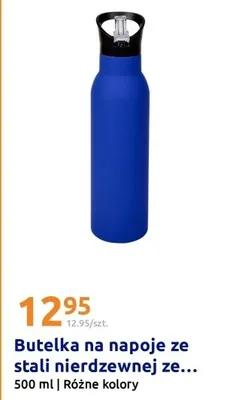 Butelka na napoje ze stali nierdzewnej ze słomką promocja w Action