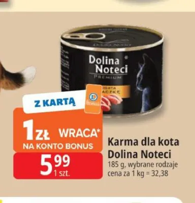 Karma dla kota Dolina Noteci Premium promocja w Leclerc