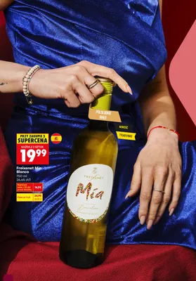 Wino białe Mia Blanco promocja w Biedronka