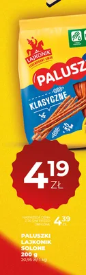 Paluszki Lajkonik solone promocja w Duży Ben