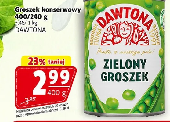 Groszek konserwowy promocja w Prim Market