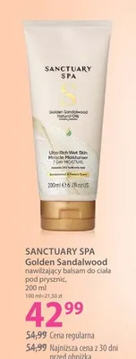 Golden Sandalwood nawilżający balsam do ciała pod prysznic promocja w Hebe