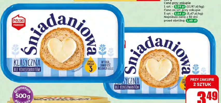 Margaryna Śniadaniowa Klasyczna promocja w Dino