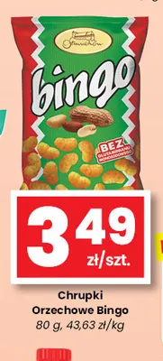 Chrupki orzechowe Bingo promocja w emma MARKET