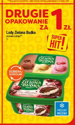 Lody Tort Królewski z sosem z wiśni Zielona Budka promocja w POLOmarket