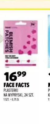 Plasterki na wypryski Face Facts promocja w Drogerie Natura
