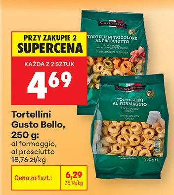 Tortellini al formaggio promocja w Biedronka