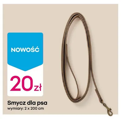 Smycz dla psa promocja w Pepco