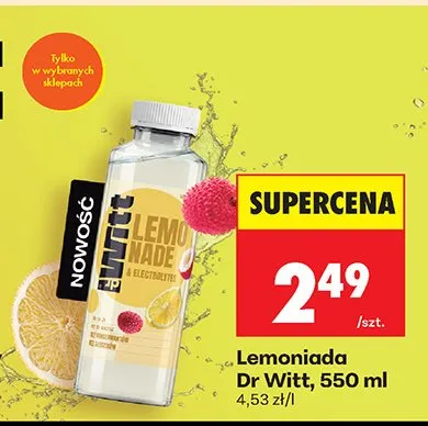 Lemoniada Dr Witt promocja w Biedronka