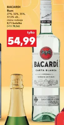 Rum Bacardi Carta Blanca promocja w Kaufland