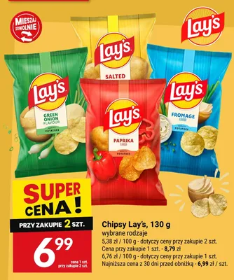 Chipsy Lay's Salted promocja w Twój Market