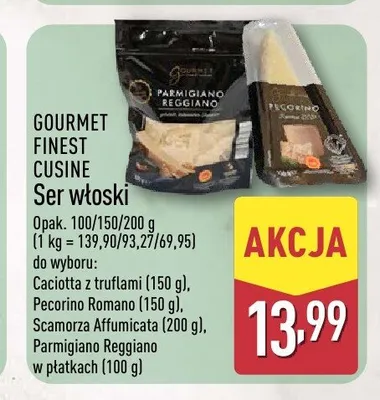Ser włoski Pecorino Romano Gourmet Finest Cuisine promocja w Aldi