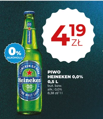Piwo bezalkoholowe Heineken promocja w Duży Ben