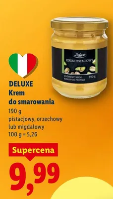 Krem do smarowania pistacjowy promocja w Lidl