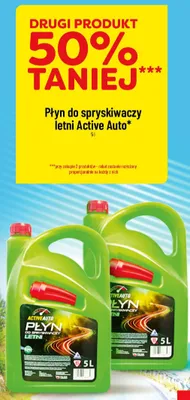Płyn do spryskiwaczy letni Active Auto promocja w POLOmarket