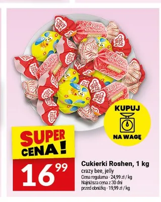 Cukierki Roshen crazy bee promocja w Twój Market