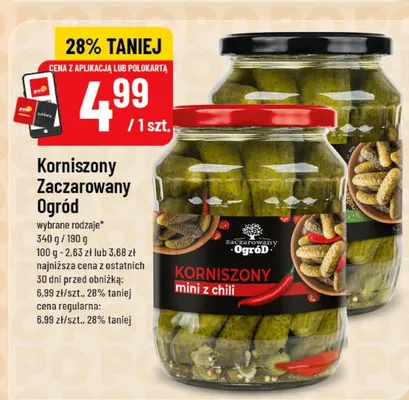 Korniszony Zaczarowany Ogród promocja w POLOmarket