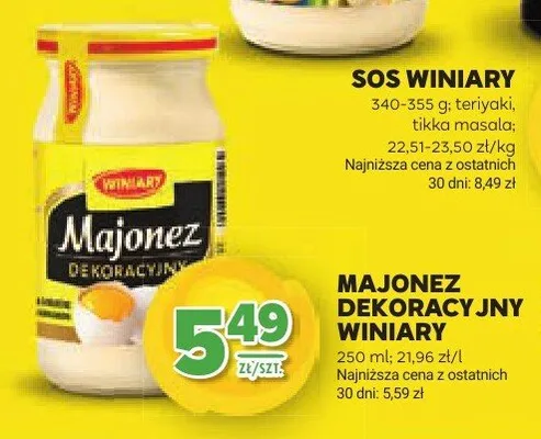 Majonez dekoracyjny promocja w Stokrotka