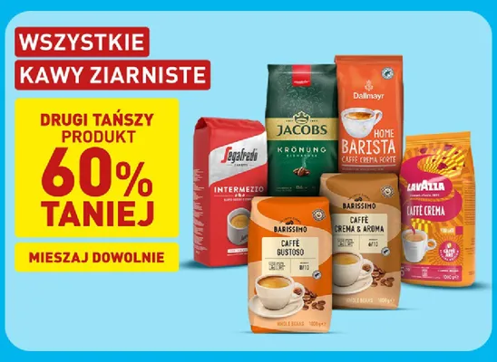 Kawa ziarnista Barissimo Caffè Gustoso promocja w Aldi