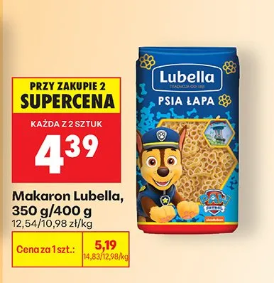 Makaron Psia Łapa promocja w Biedronka