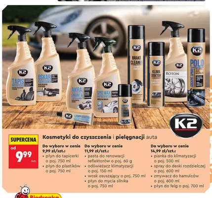 Płyn do felg K2 Roton promocja w Biedronka