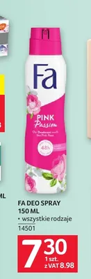 Dezodorant w sprayu Fa Pink Passion promocja w Selgros