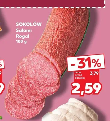 Salami Rogal Sokołów promocja w Kaufland