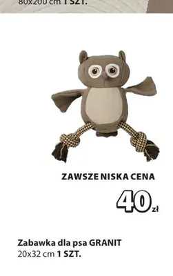 Zabawka dla psa Granit 20x32 cm promocja w Jysk