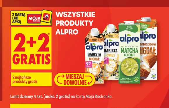 Napój Matcha Coconut Alpro promocja w Biedronka