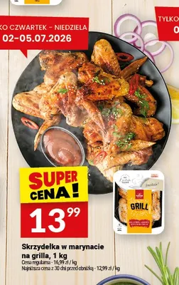 Skrzydelka w marynacie na grilla Białecki Wędzarnia promocja w Twój Market
