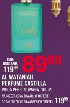 Perfume Castilla Al Wataniah promocja w Drogerie Natura