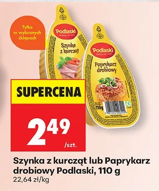 Paprykarz drobiowy promocja w Biedronka