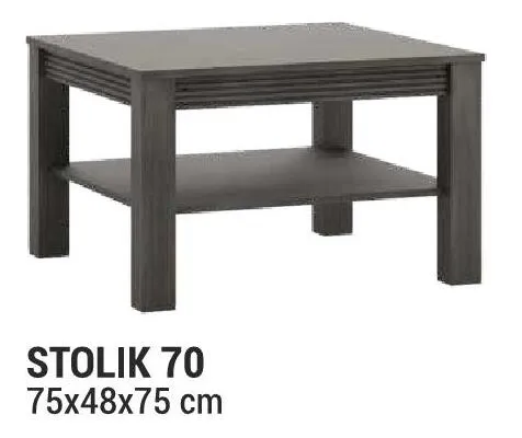 Stolik 75x48x75 cm promocja w Merkury Market
