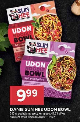 Danie Sun Hee Udon Bowl promocja w Stokrotka
