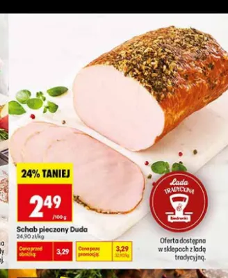 Schab pieczony Duda promocja w Biedronka