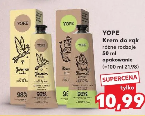 Krem do rąk Yope promocja w Kaufland