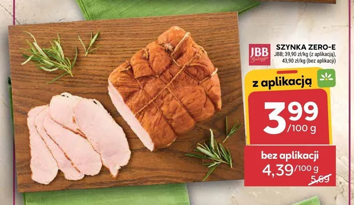 Szynka Zero-E JBB promocja w Stokrotka