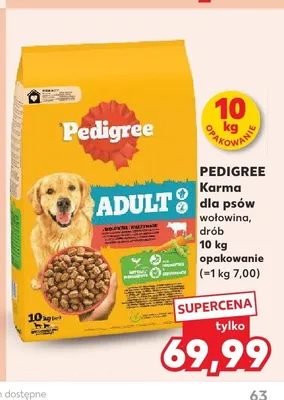 Karma dla psów Pedigree wołowina drób promocja w Kaufland