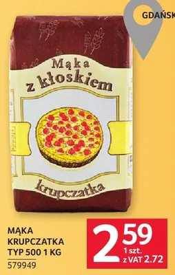Mąka krupczatka typ 500 1 kg promocja w Selgros